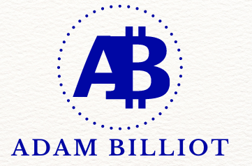 adambilliot.com logo for cryptocurrency blog